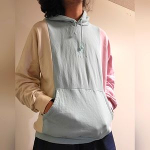 Teddy Fresh Color Block Hoodie